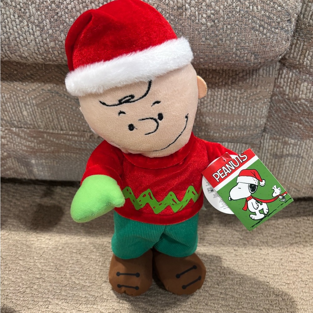 Peanuts Festive Charlie Brown musical Plush
